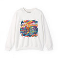 Sydney Harbour Abstract Color Sweatshirt