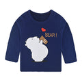 Cartoon Cotton Children's Long Sleeve Shirt