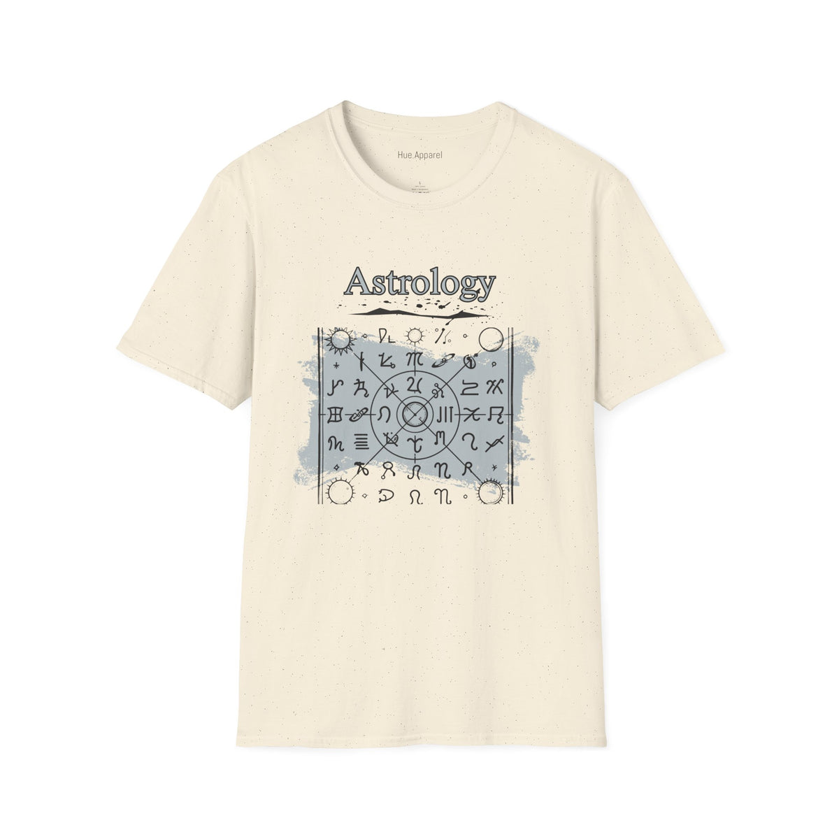 Astrology Symbols Graphic T-Shirt — Celestial Zodiac Chart Tee