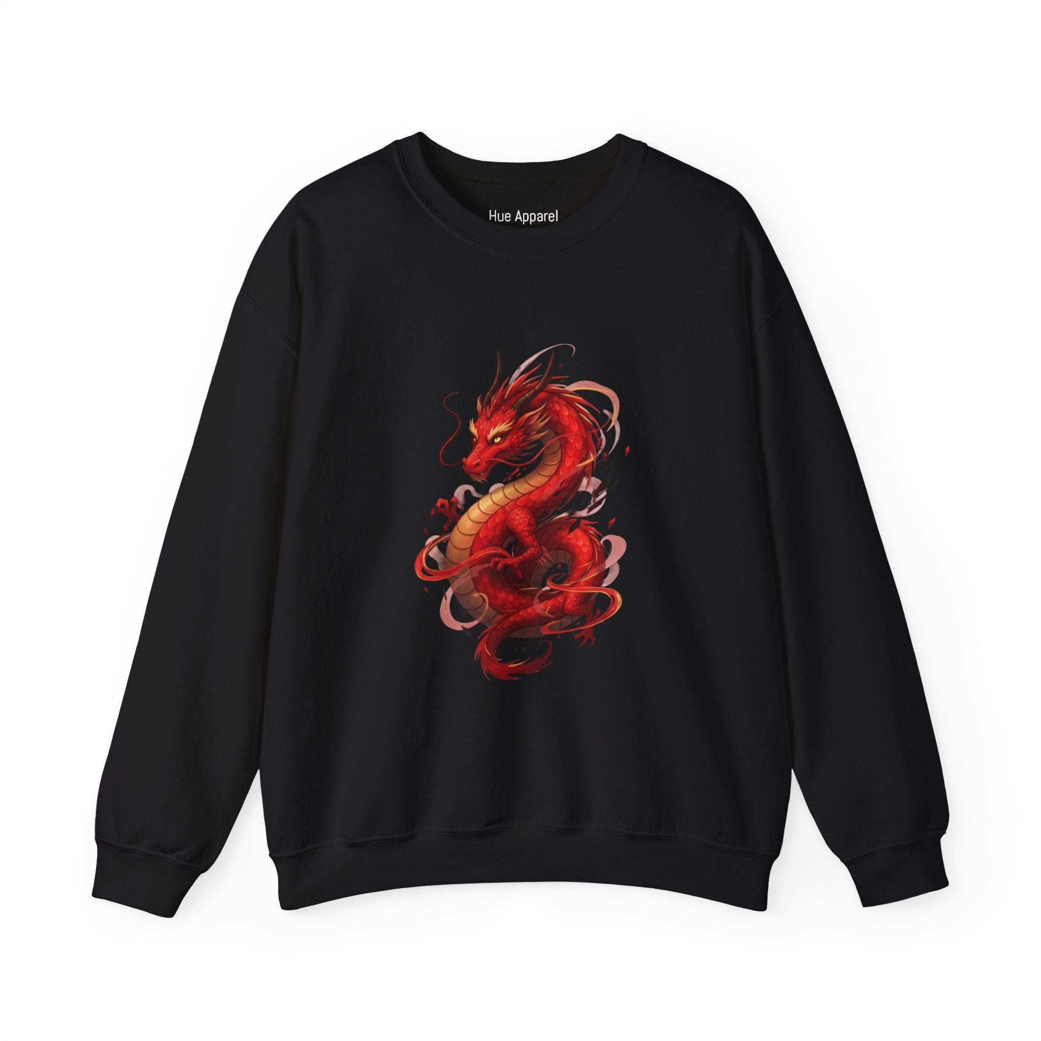 Red Dragon Crewneck Sweatshirt — Mythic Red Dragon Graphic