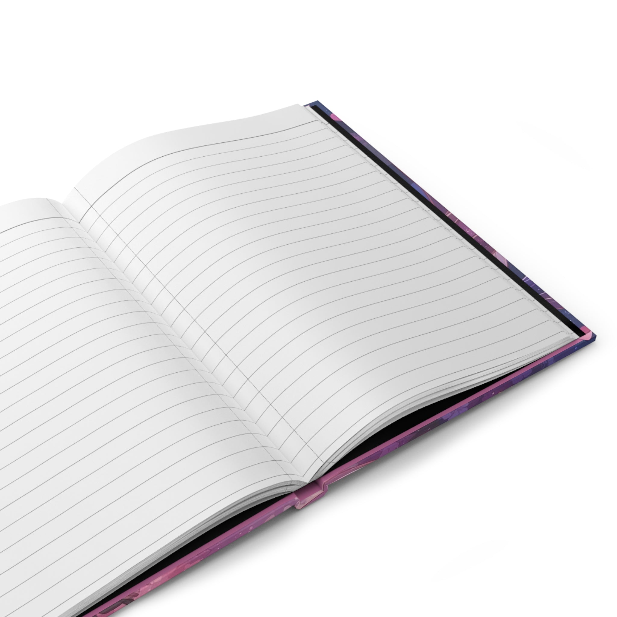 Floral Ribbon Hardcover Journal — Matte Finish Notebook for Notes & Gifts