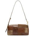 Fashionable Colour Block Patchwork Retro Shoulder Bag