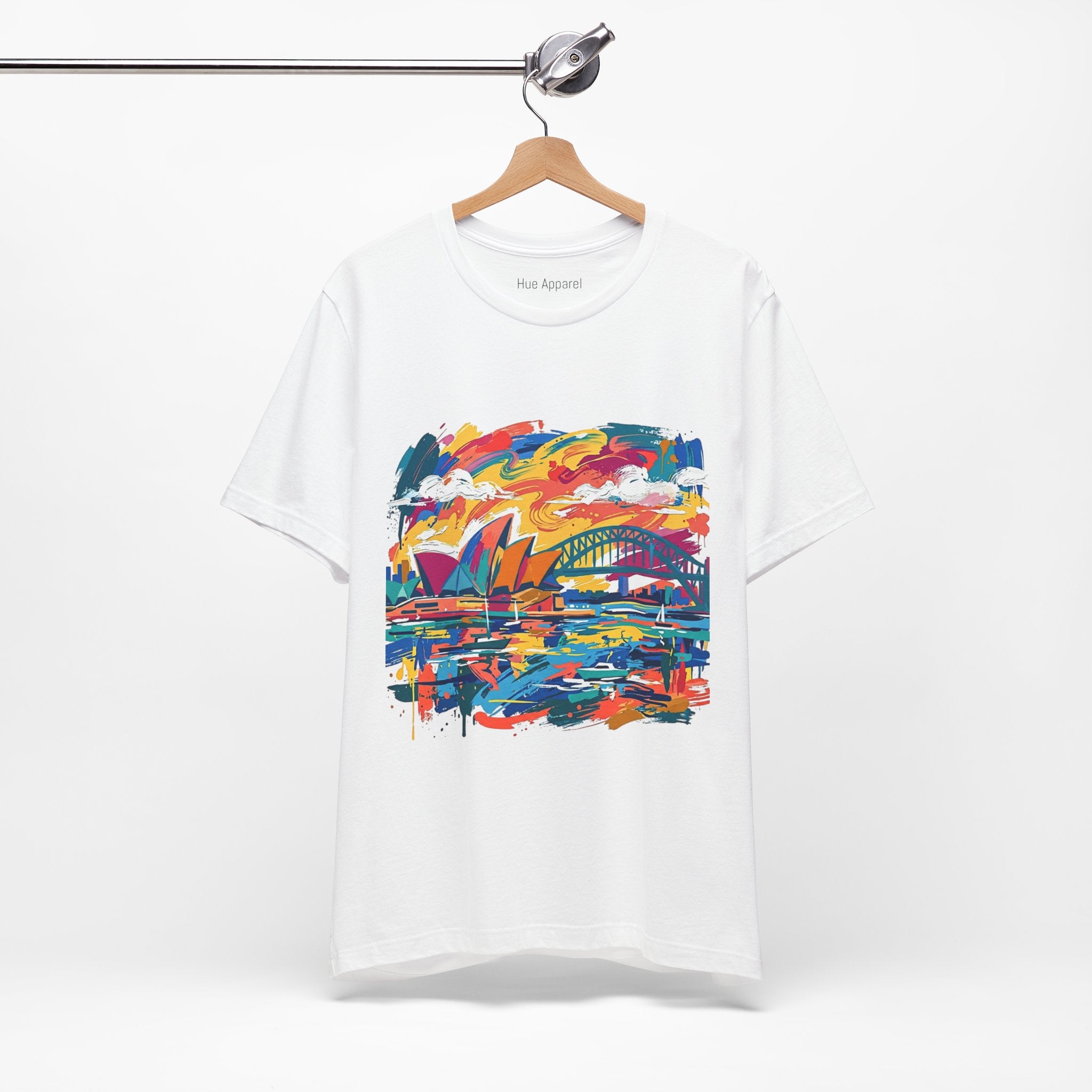 Sydney Opera House & Harbour Bridge Colorful Skyline Tee