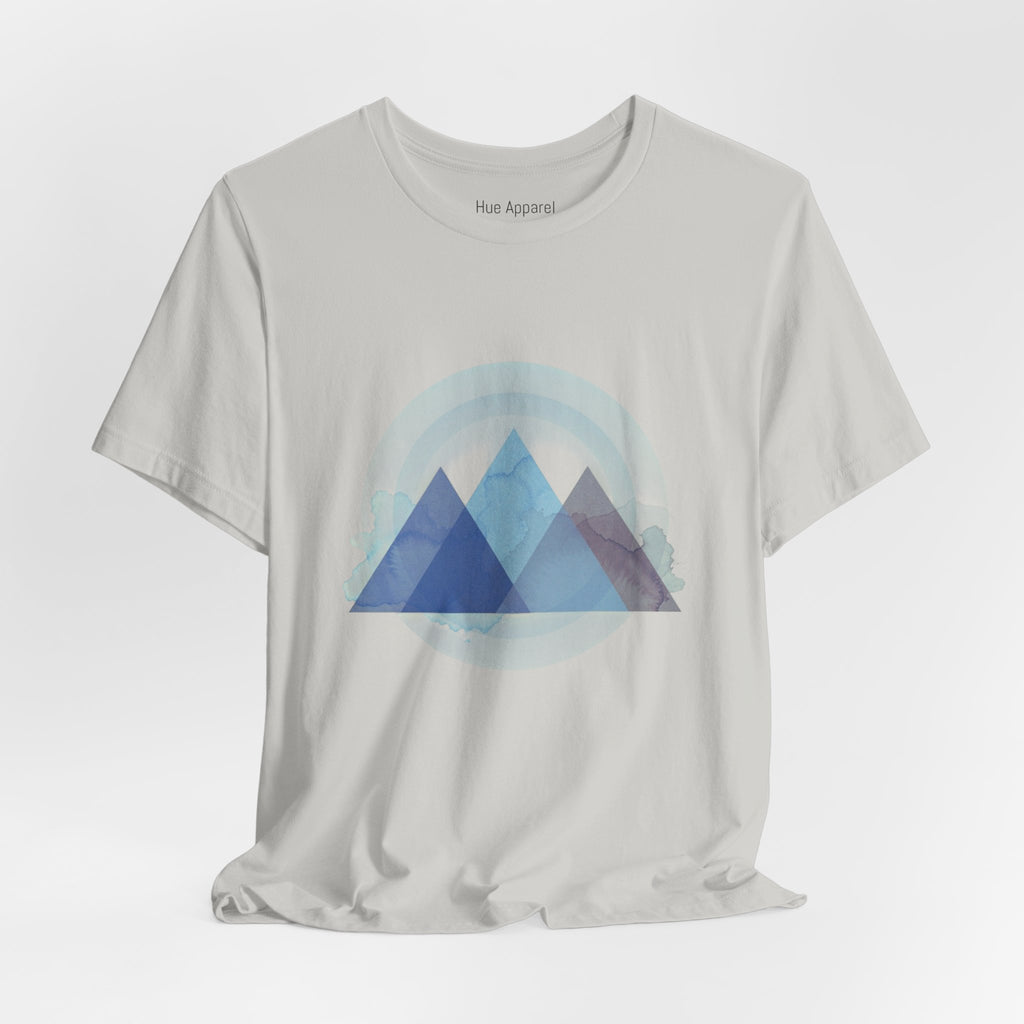 Geometric Pyramid Abstract Tee