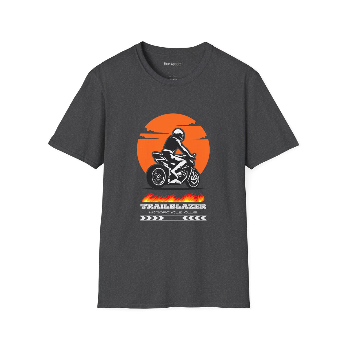 Motorcycle T-Shirt — Trailblazer Sunset Rider Graphic Tee