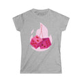 Cube Love Hearts Women's Tee — Cute Geometric Heart Graphic T-Shirt