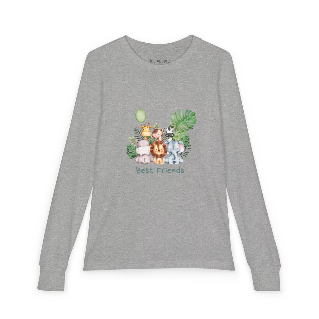 Kids 'Best Friends' Animal Crew Long Sleeve Tee