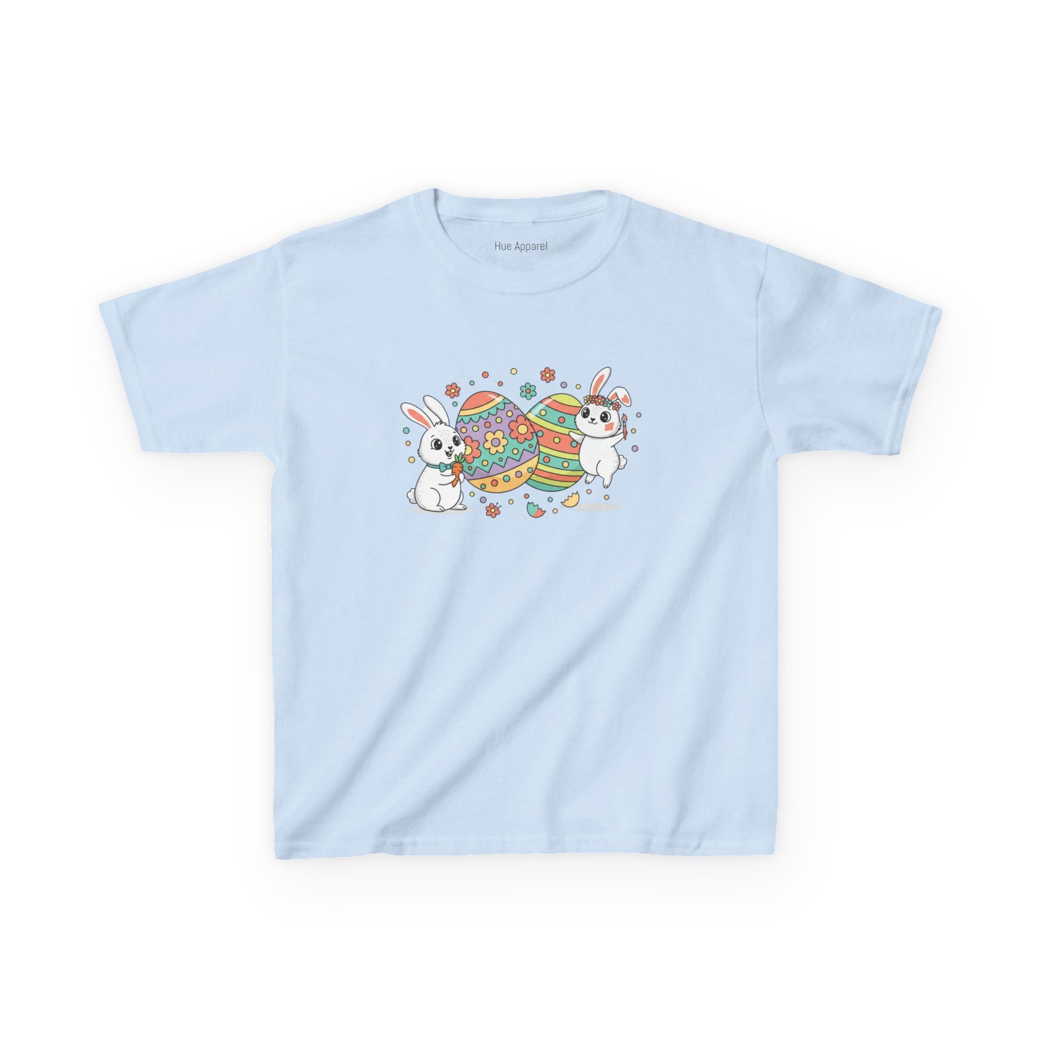 Kids Easter Bunny & Eggs Cotton Tee