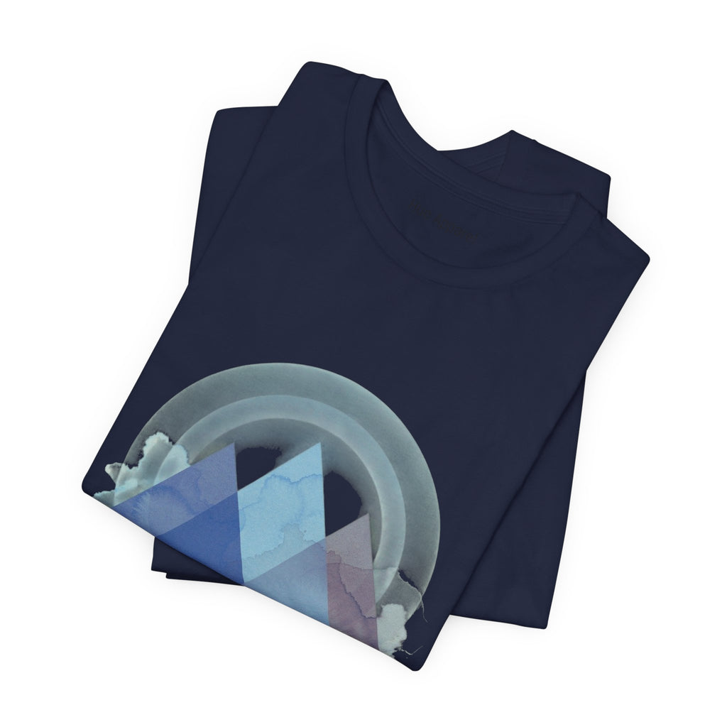 Geometric Pyramid Abstract Tee