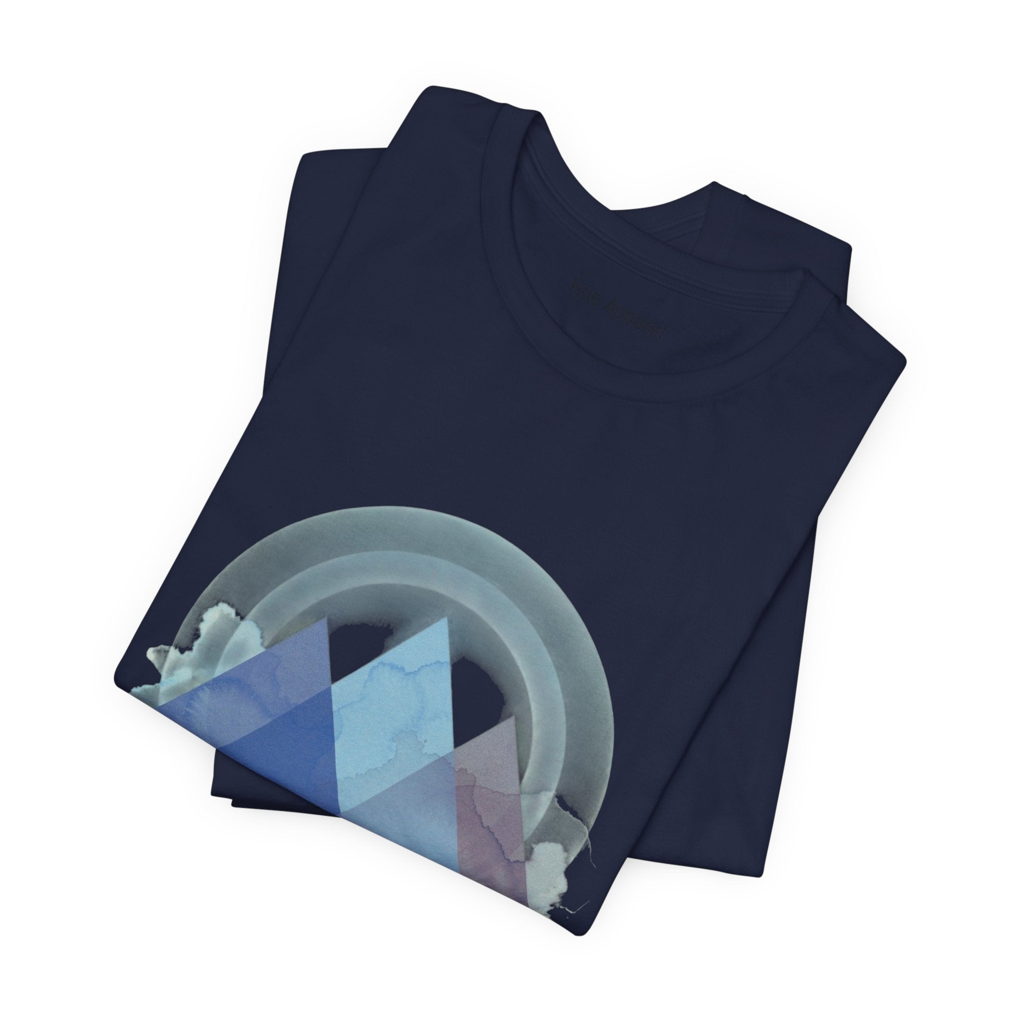Geometric Pyramid Abstract Tee