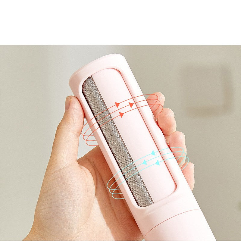 2-en-1 Brosse anti-poils réutilisable et portable pour animaux de compagnie