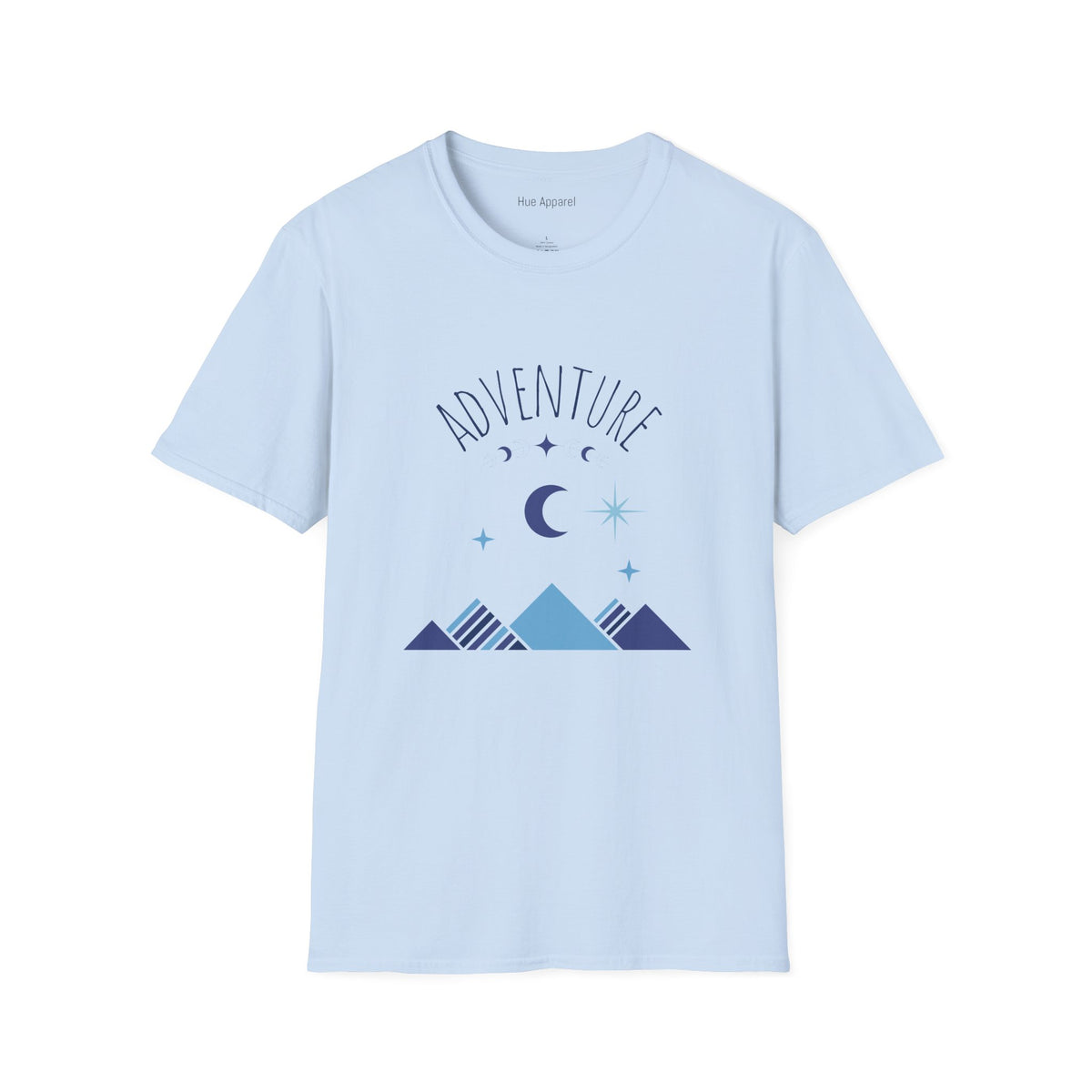 Adventure Moon T‑Shirt — Mountain Night Sky Graphic Tee