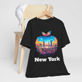 New York Skyline Apple Graphic T-Shirt