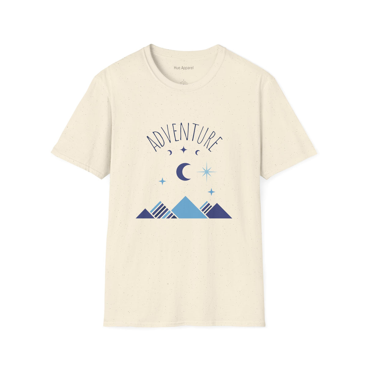Adventure Moon T‑Shirt — Mountain Night Sky Graphic Tee