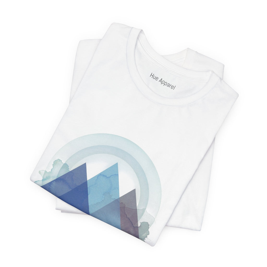 Geometric Pyramid Abstract Tee