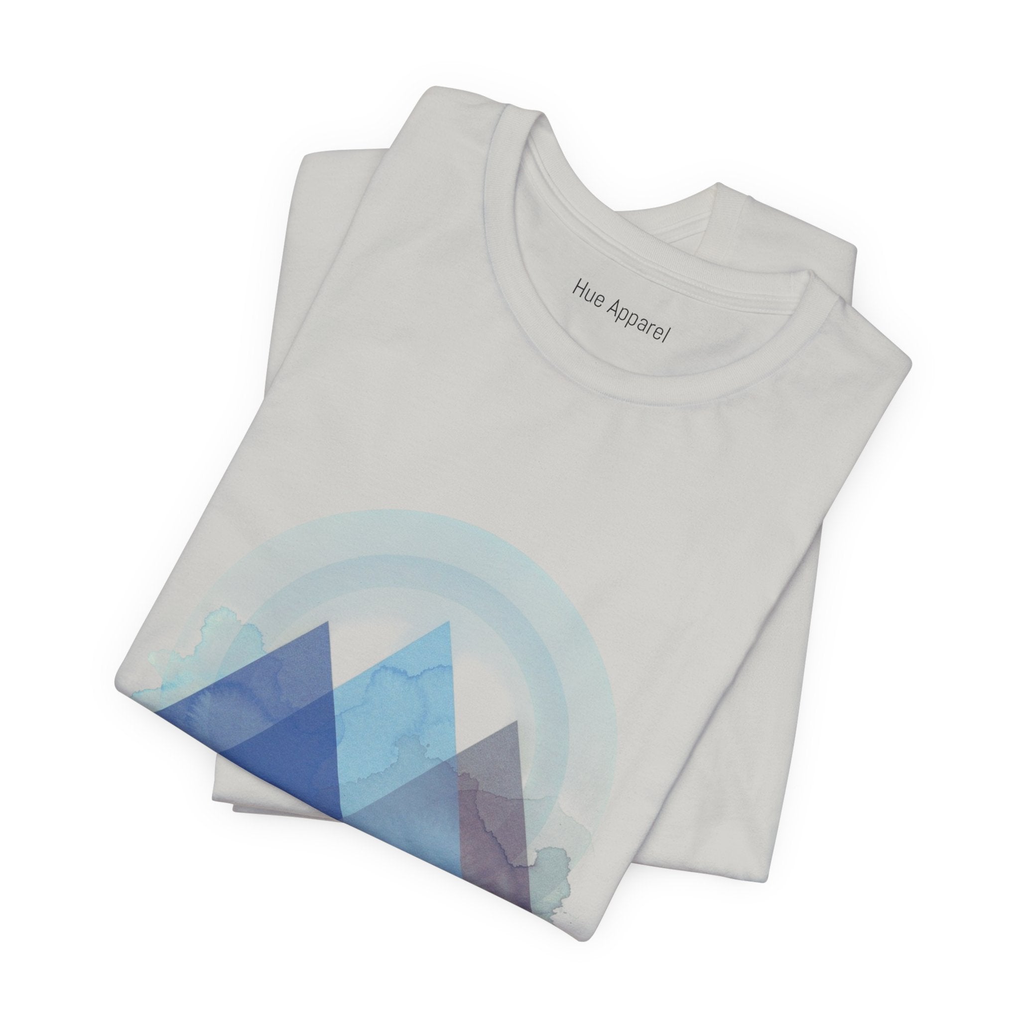Geometric Pyramid Abstract Tee