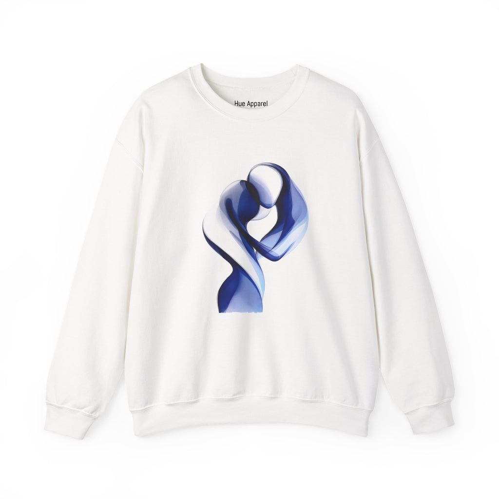 Blue Soulmate Crewneck Sweatshirt — Soulmate Graphic Sweatshirt