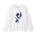 Blue Soulmate Crewneck Sweatshirt — Soulmate Graphic Sweatshirt