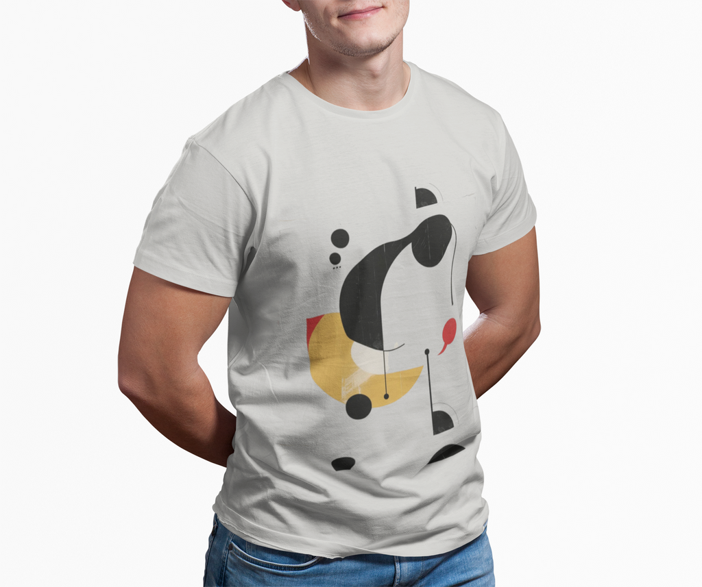 Abstract Modern Art T-Shirt — Minimal Geometric Design Unisex