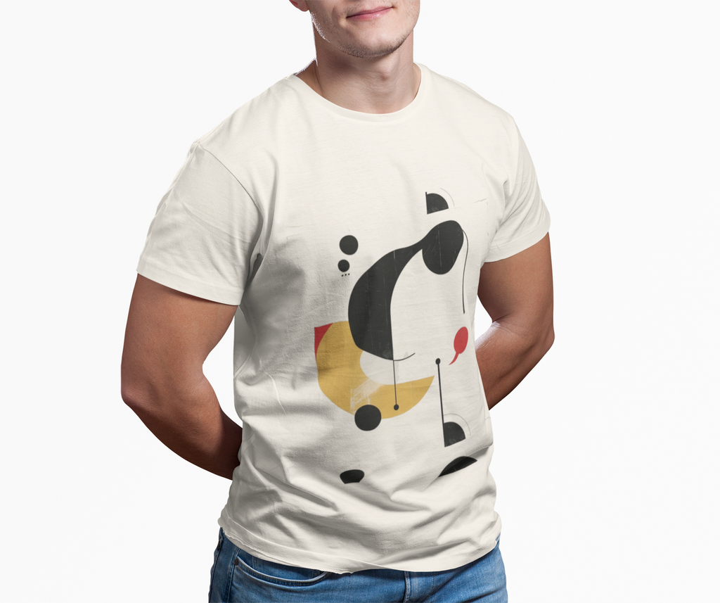 Abstract Modern Art T-Shirt — Minimal Geometric Design Unisex