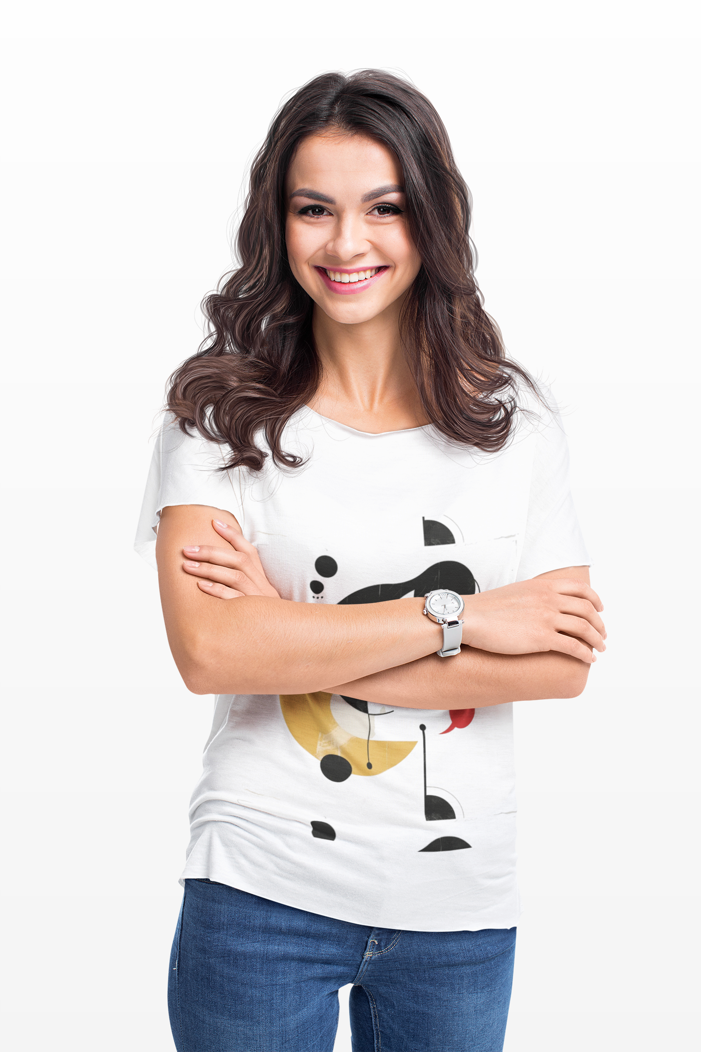 Abstract Modern Art T-Shirt — Minimal Geometric Design Unisex