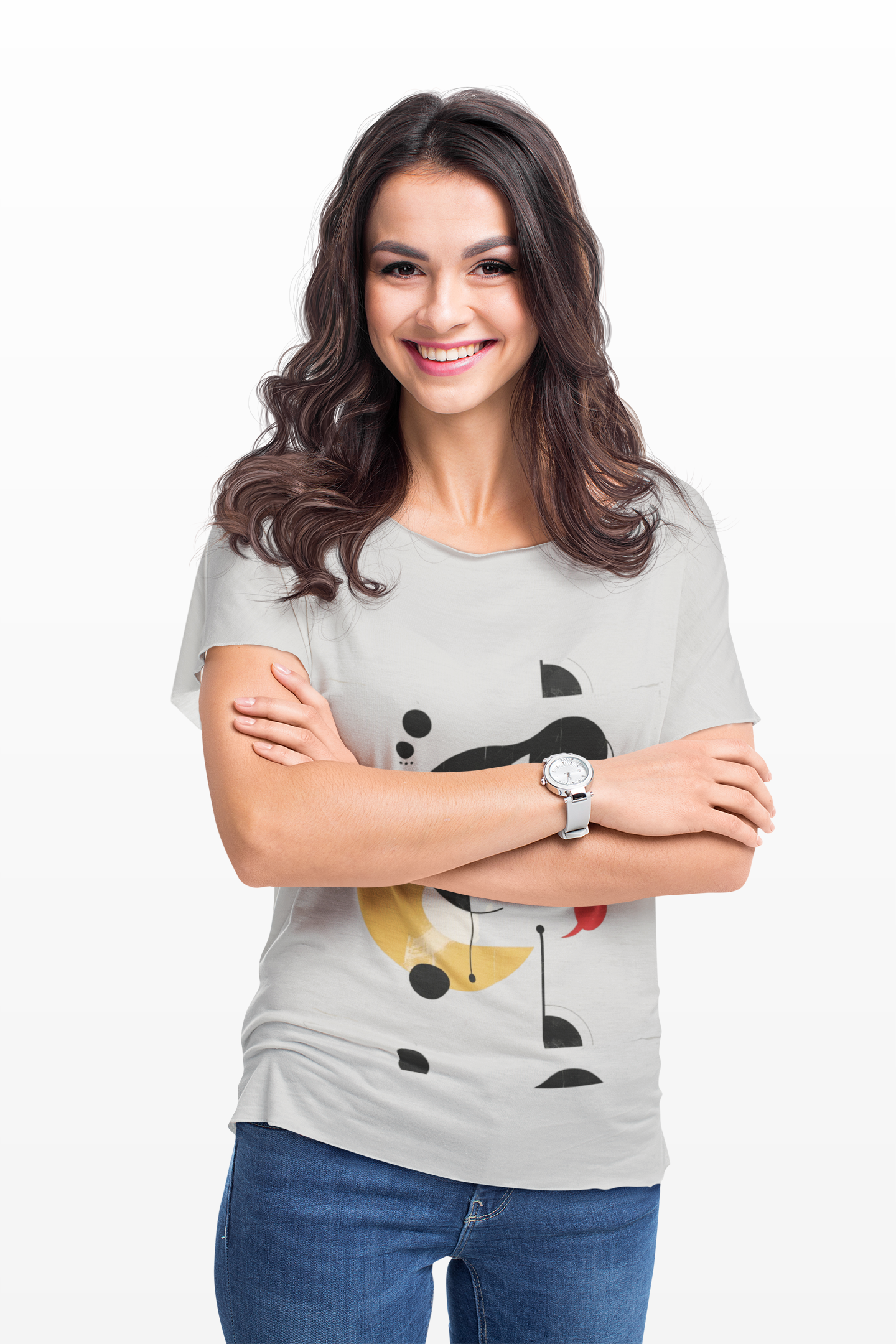 Abstract Modern Art T-Shirt — Minimal Geometric Design Unisex