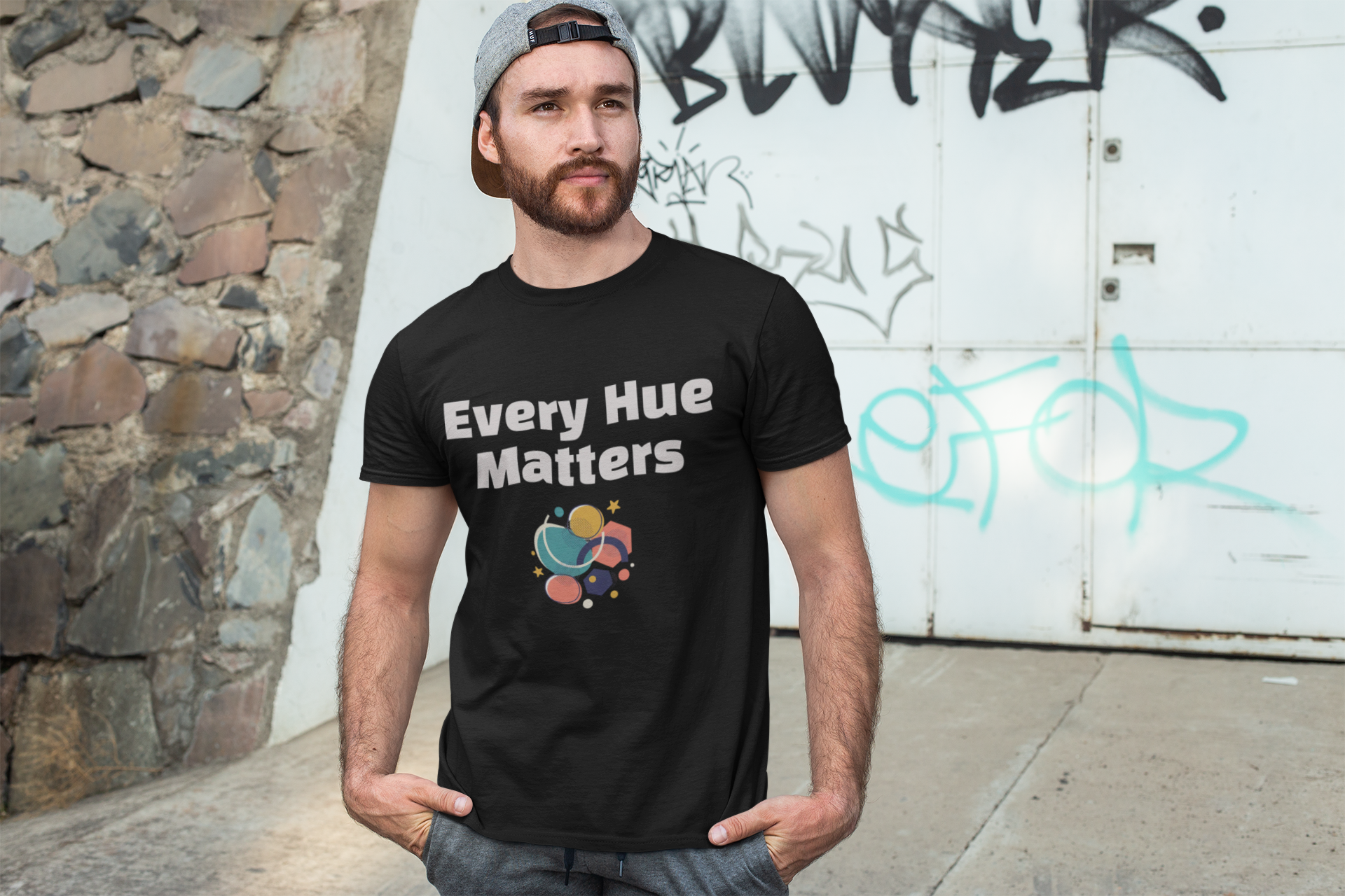 Every Hue Matters Abstract Colors Unisex T-Shirt