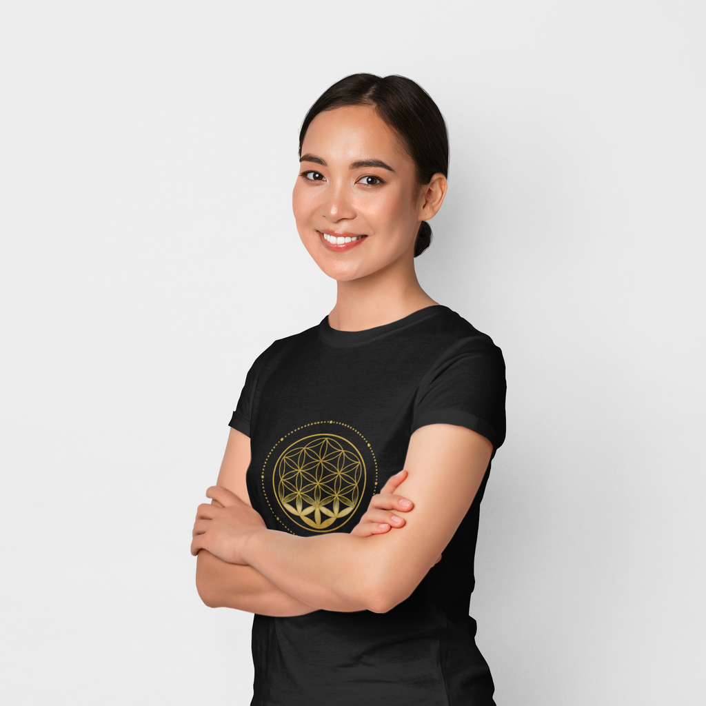 Flower of Life Geometric T-Shirt — Comfort Fit Tee