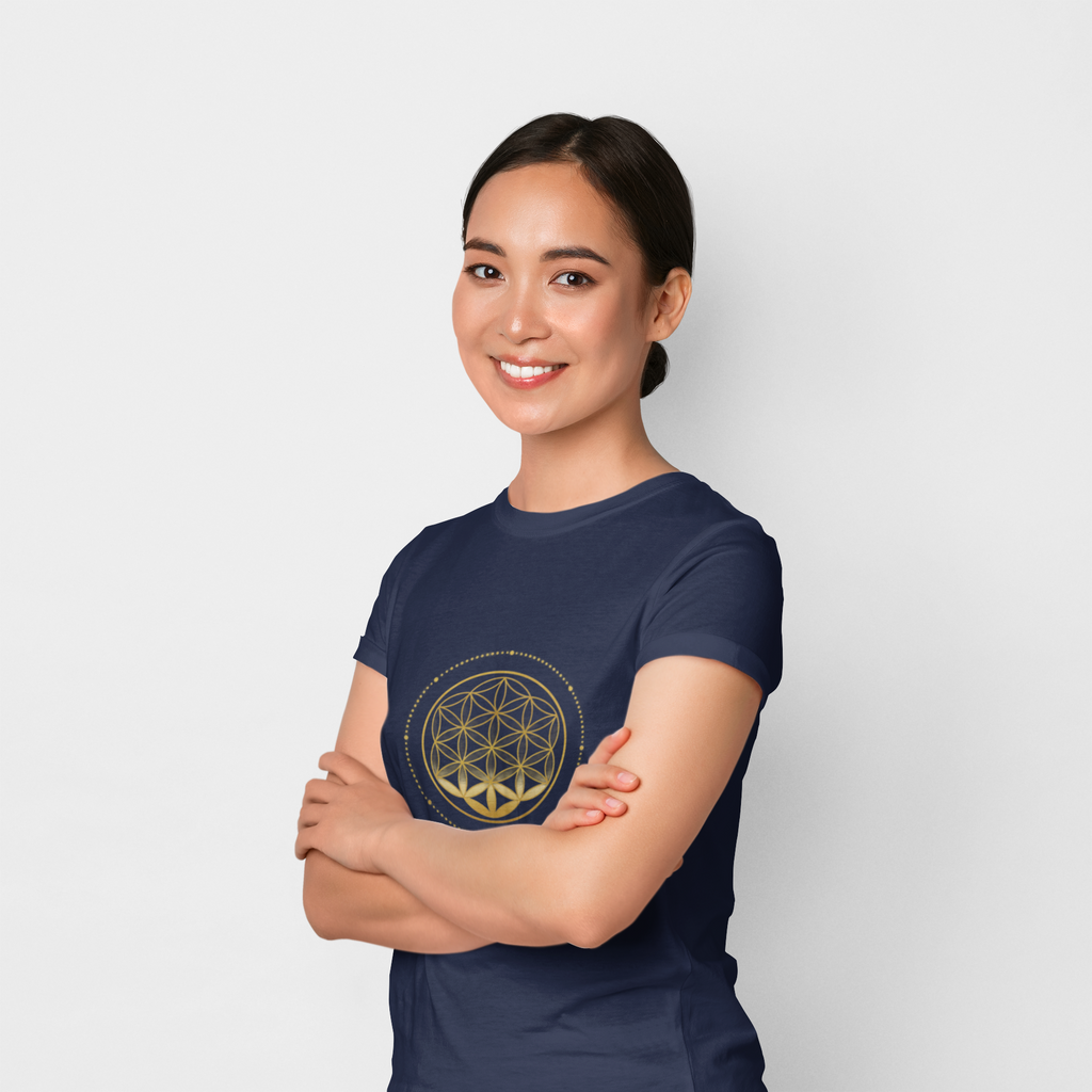 Flower of Life Geometric T-Shirt — Comfort Fit Tee