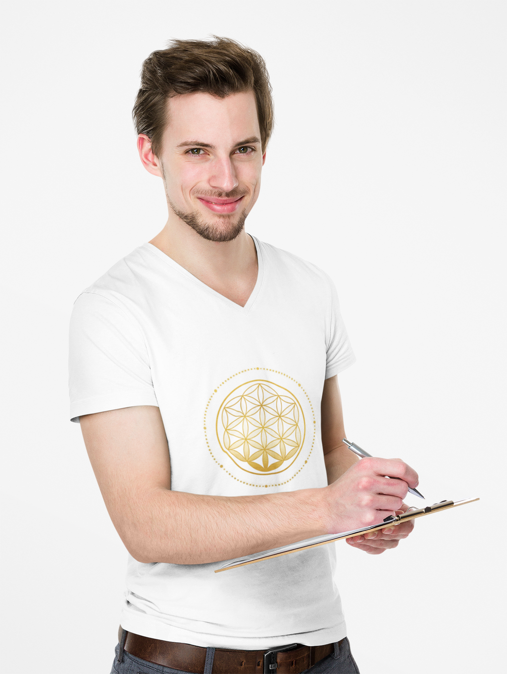 Flower of Life Geometric T-Shirt — Comfort Fit Tee