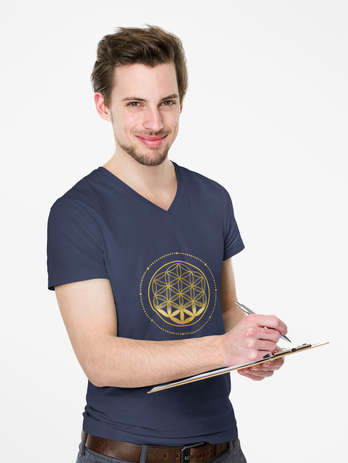 Flower of Life Geometric T-Shirt — Comfort Fit Tee