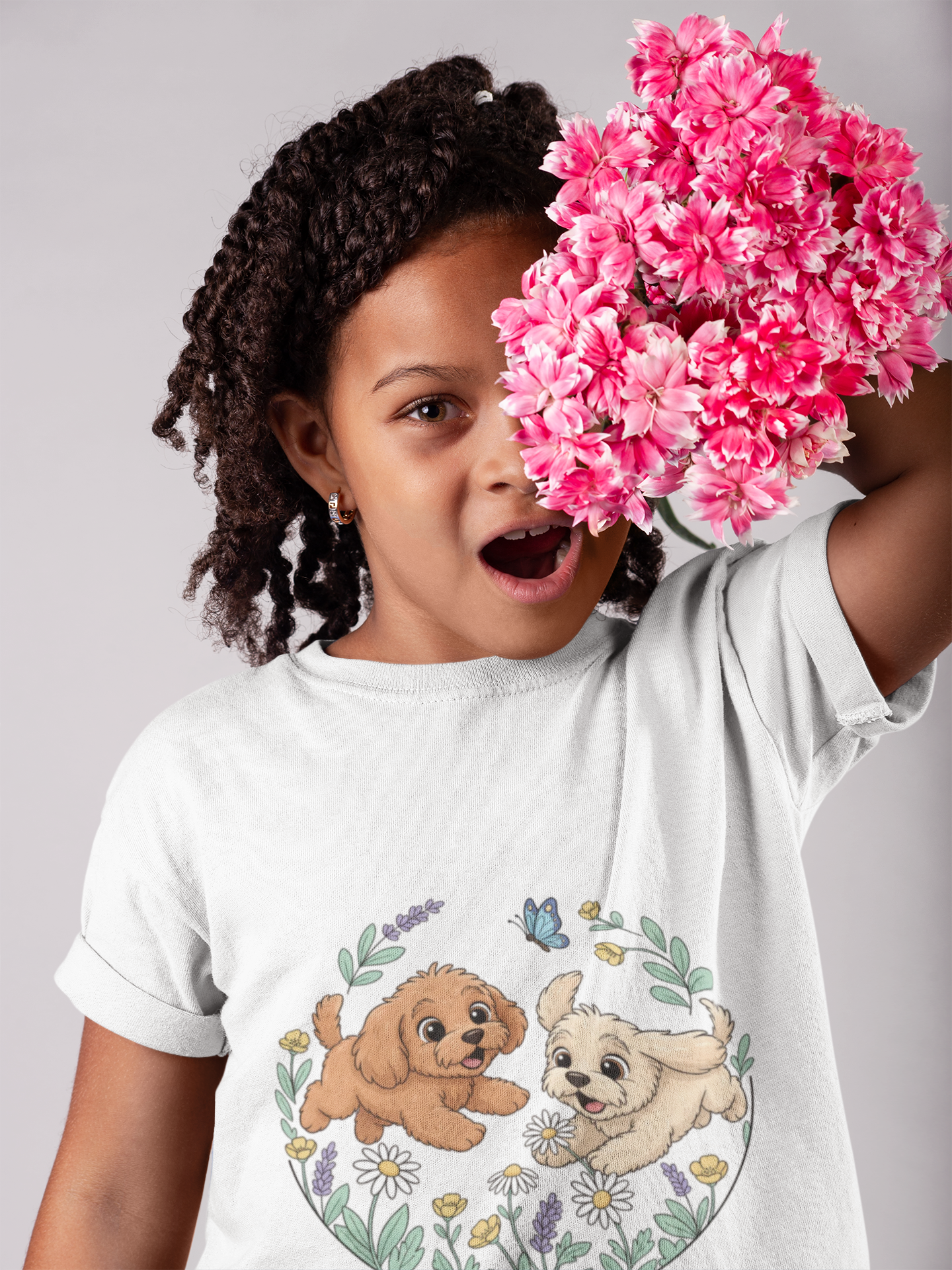 Kids Dog Playtime T-Shirt — Dogs Playing Graphic Tee