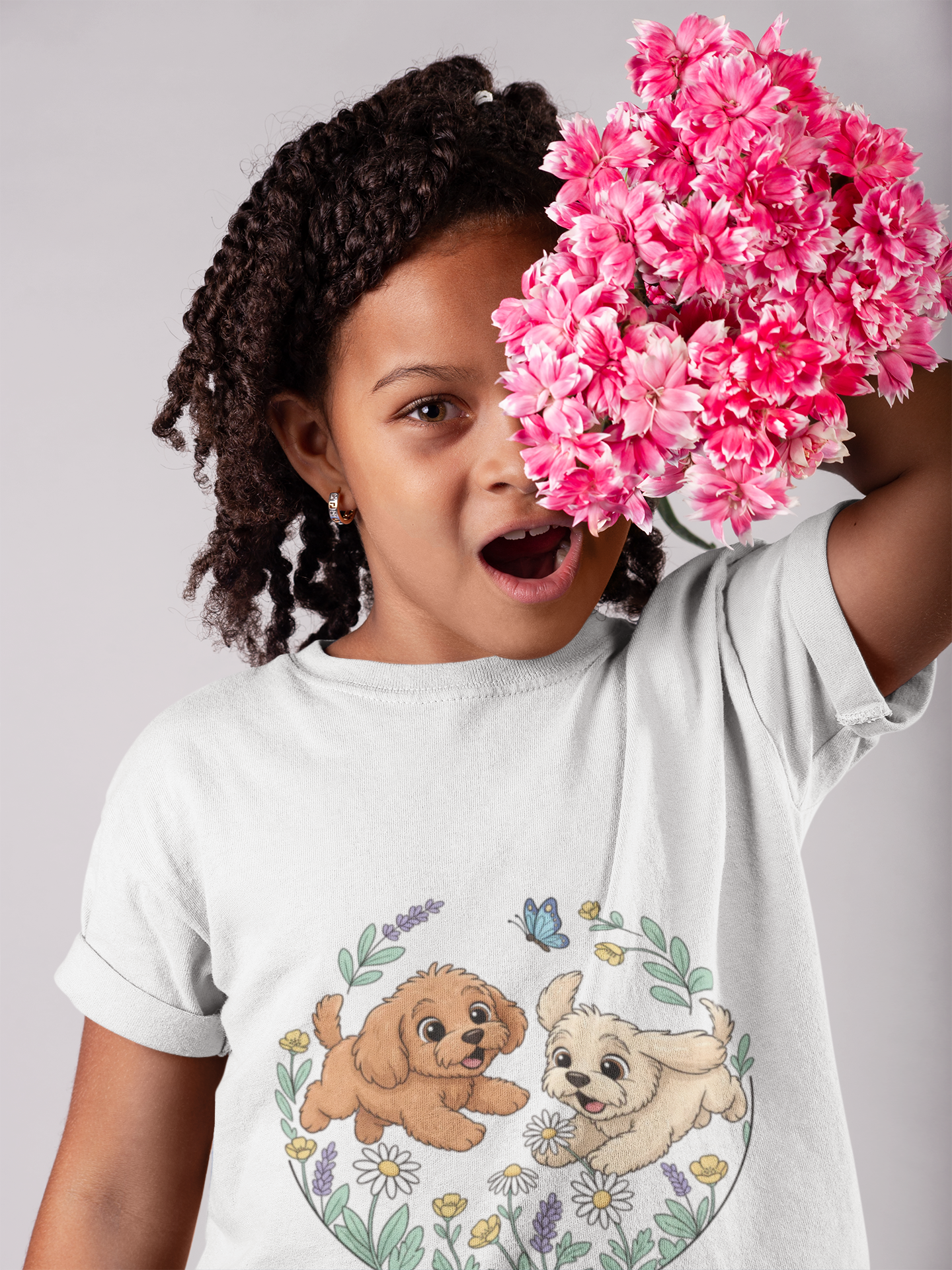 Kids Dog Playtime T-Shirt — Dogs Playing Graphic Tee