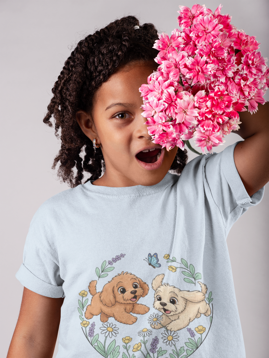 Kids Dog Playtime T-Shirt — Dogs Playing Graphic Tee