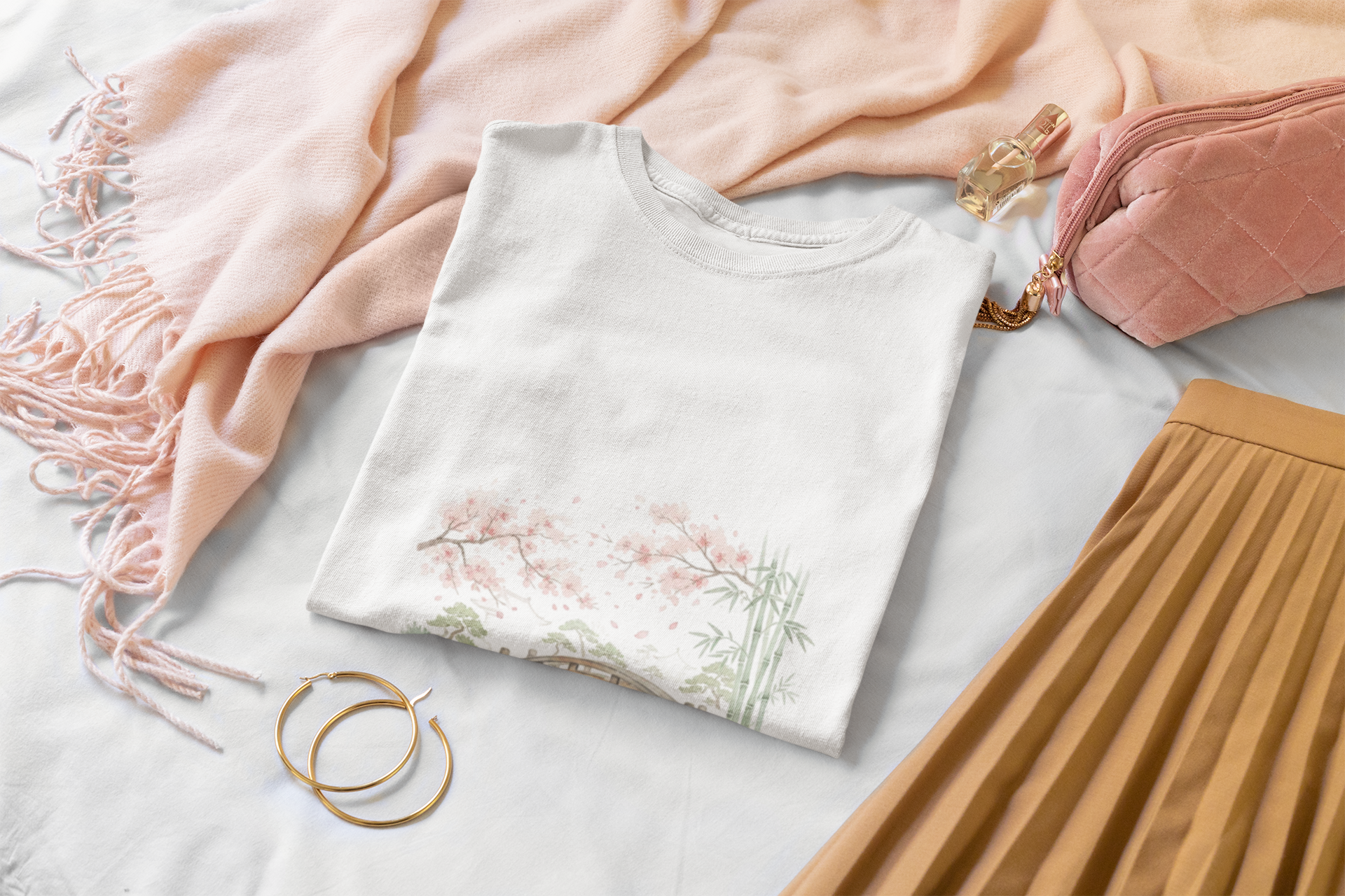 Cherry Blossom Garden Women's Tee