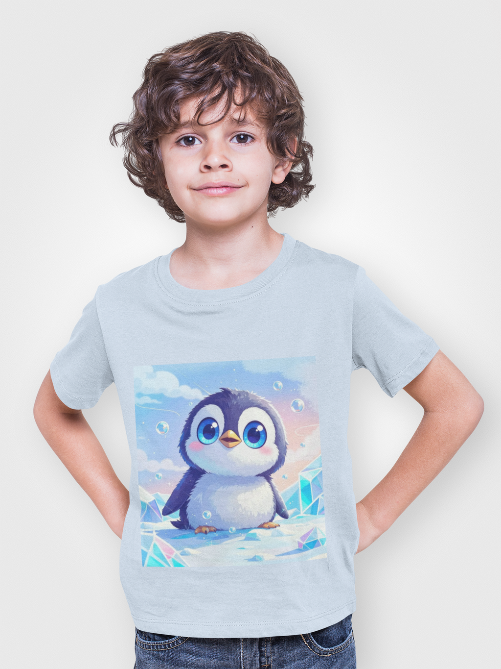 Cute Penguin Kids Tee — Adorable Penguin Graphic T-Shirt for Children