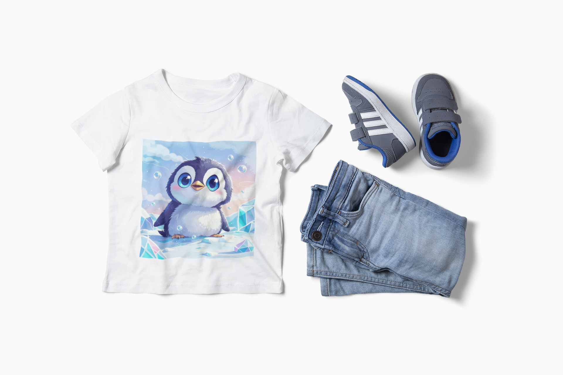 Cute Penguin Kids Tee — Adorable Penguin Graphic T-Shirt for Children
