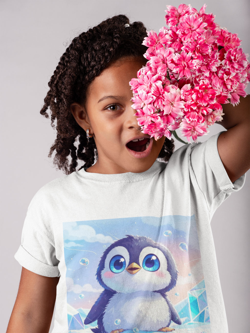 Cute Penguin Kids Tee — Adorable Penguin Graphic T-Shirt for Children