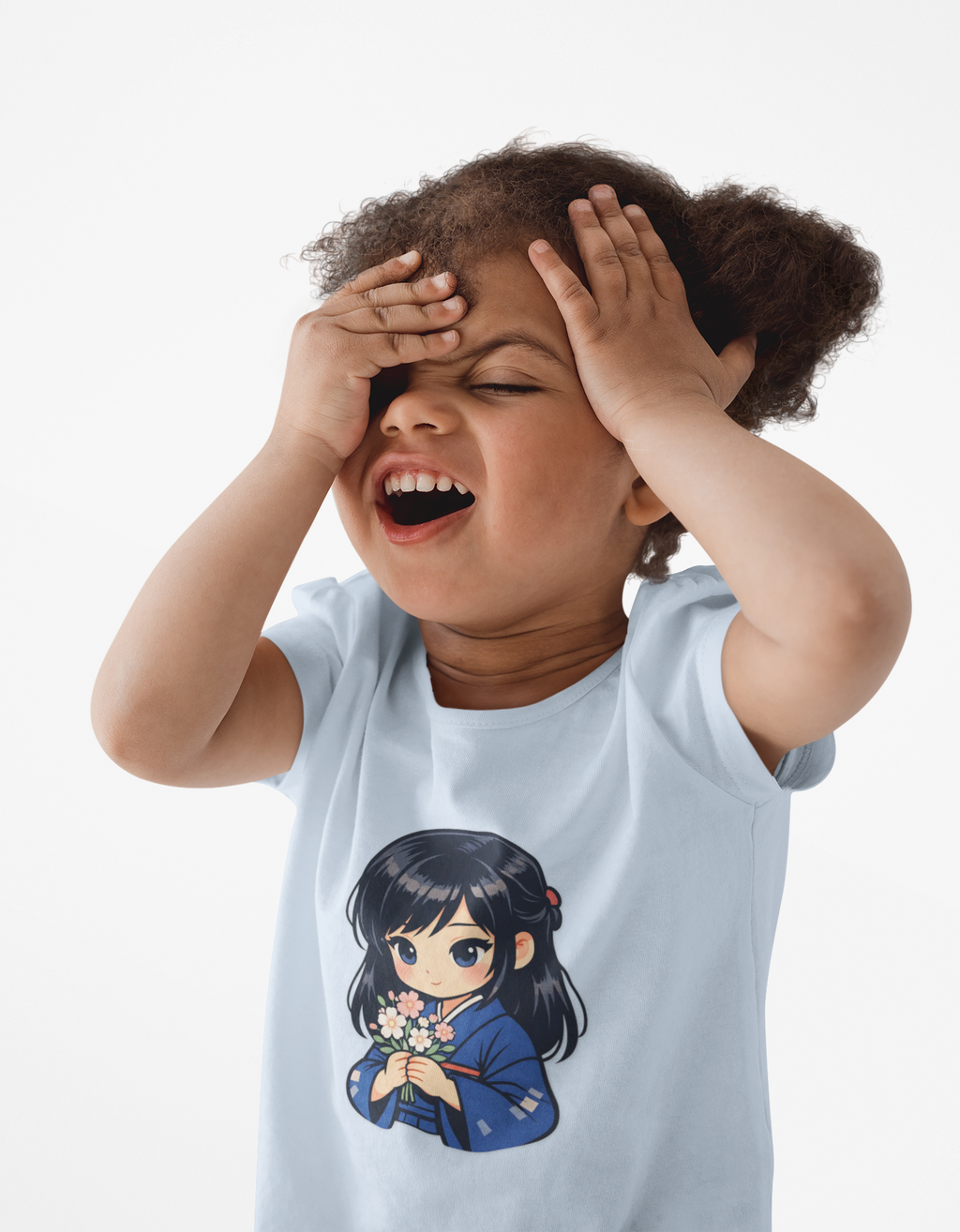 Japanese Anime Girl Kids Tee