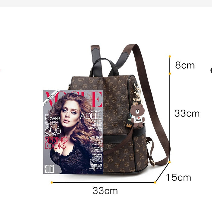 Korean Fashion Ladies Soft Back Pack