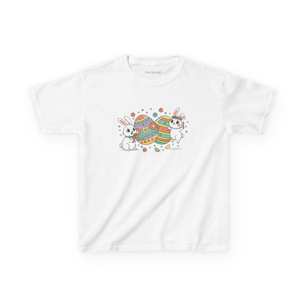 Kids Easter Bunny & Eggs Cotton Tee
