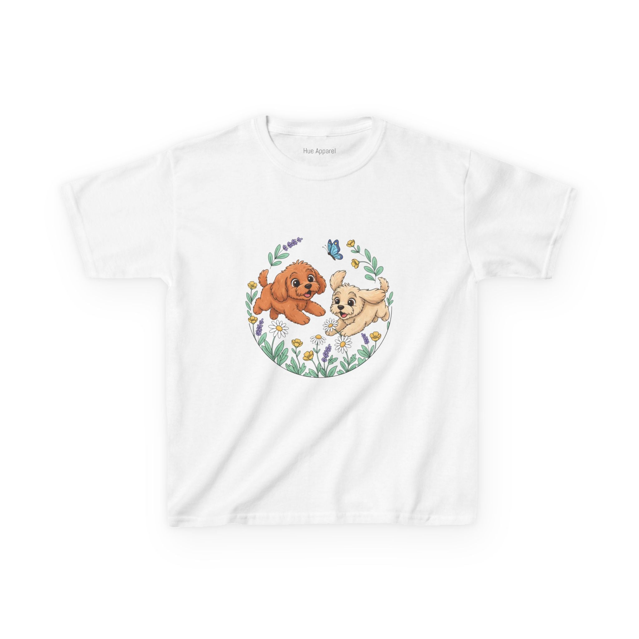 Kids Dog Playtime T-Shirt — Dogs Playing Graphic Tee