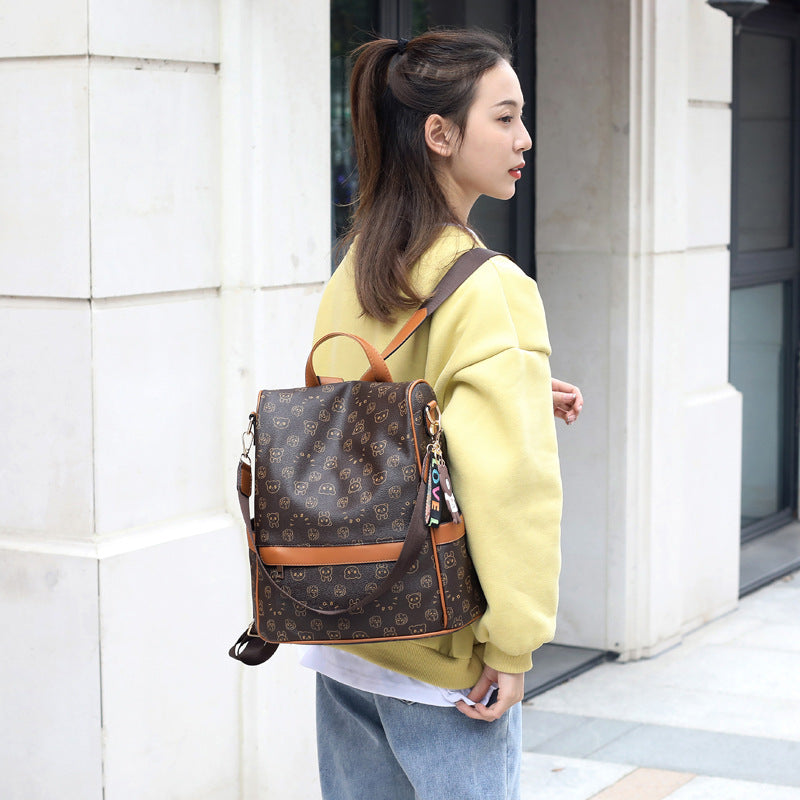 Korean Fashion Ladies Soft Back Pack