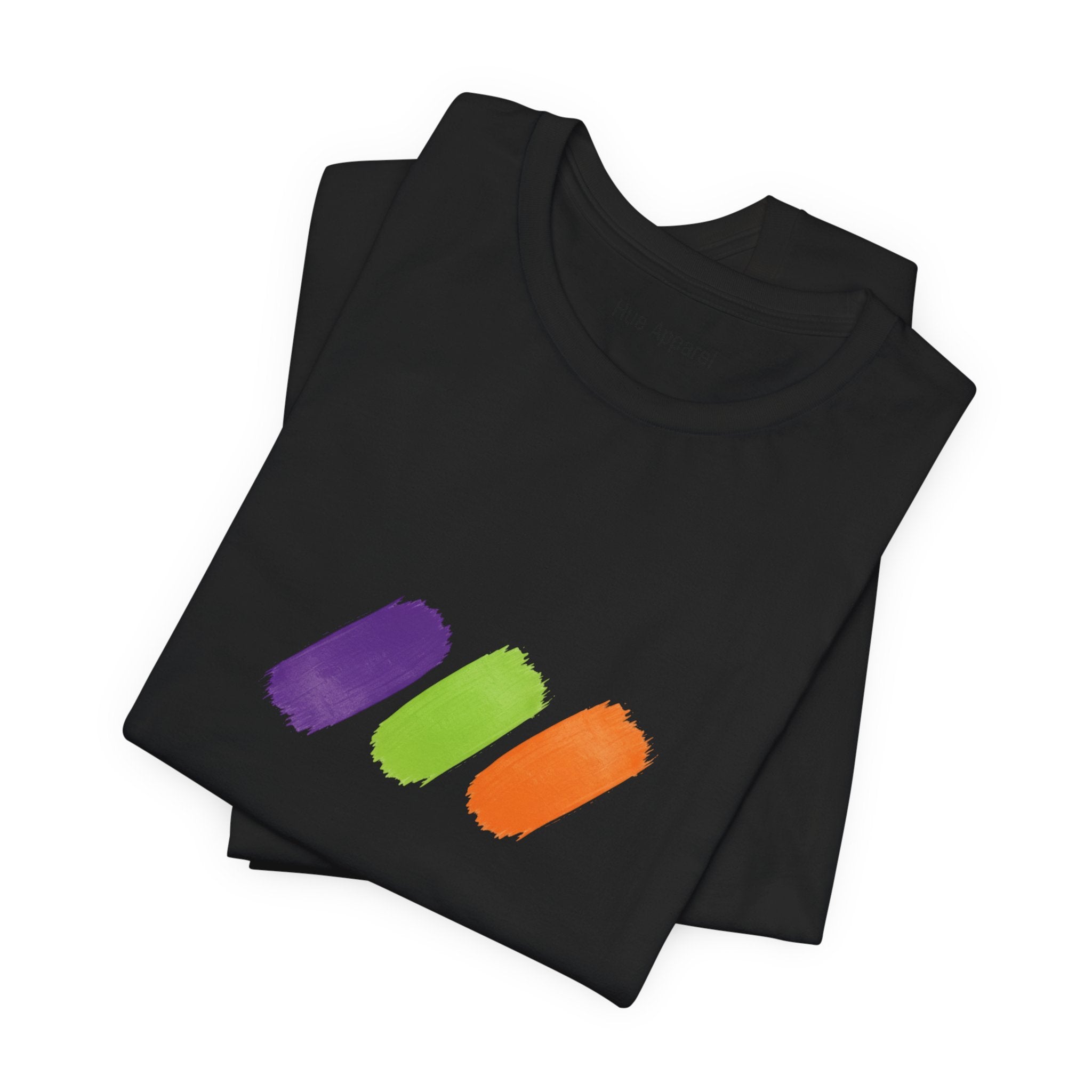 Minimalist Brushstroke Tee — Simple Unisex Short Sleeve