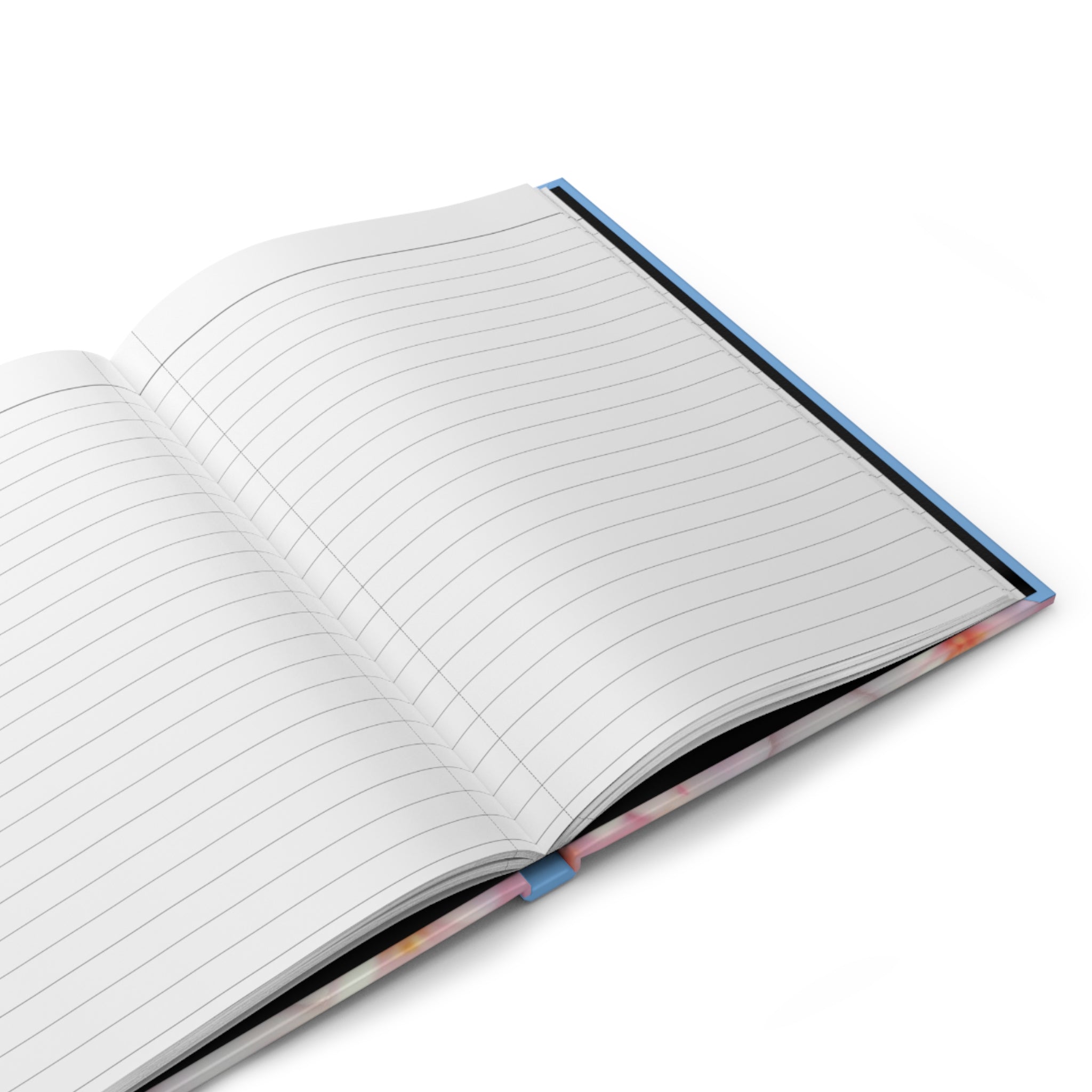 White Baby Rabbit Hardcover Journal — Matte Soft-Covered Notebook for Notes & Journaling