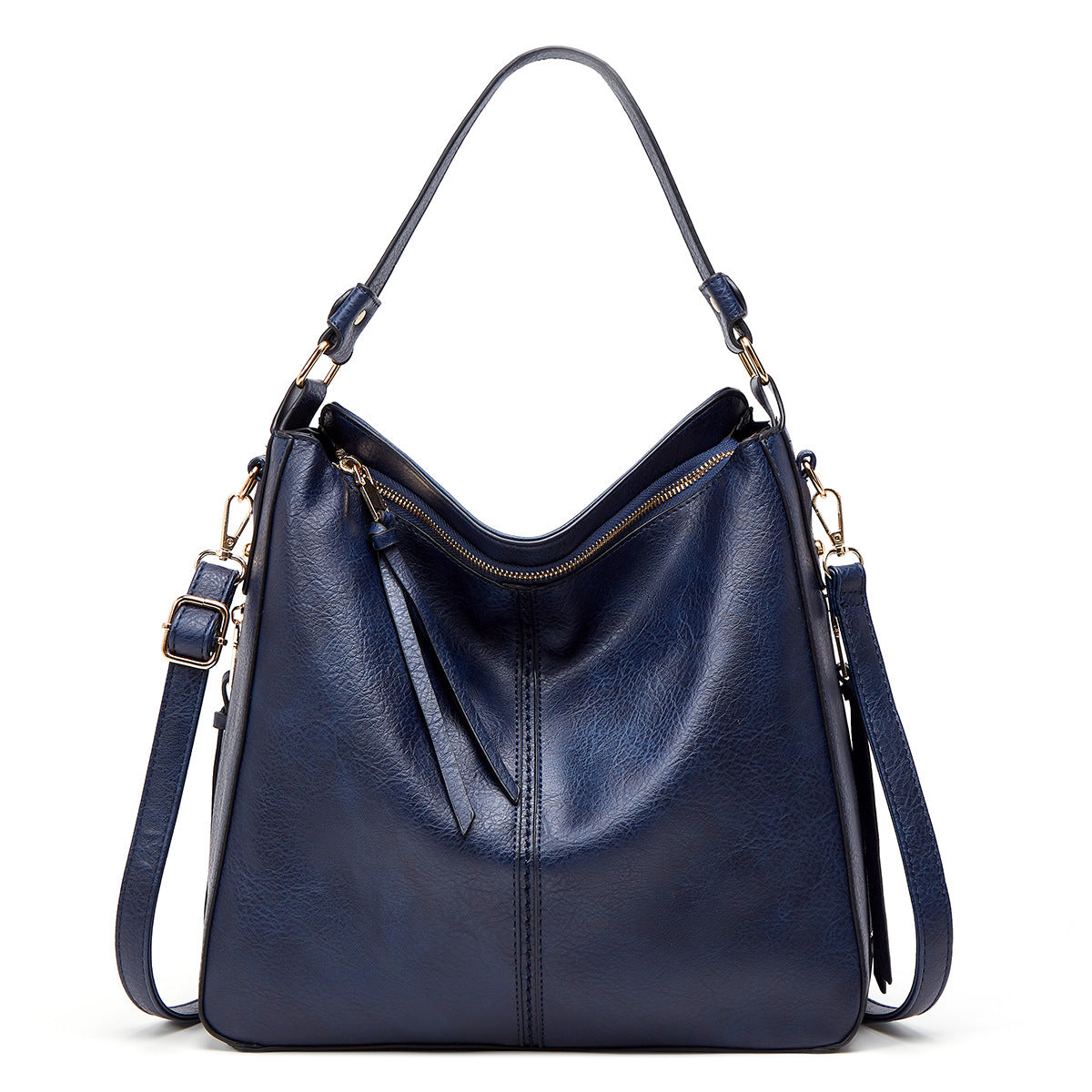 Hobos Zipper Bucket Bags For Women
