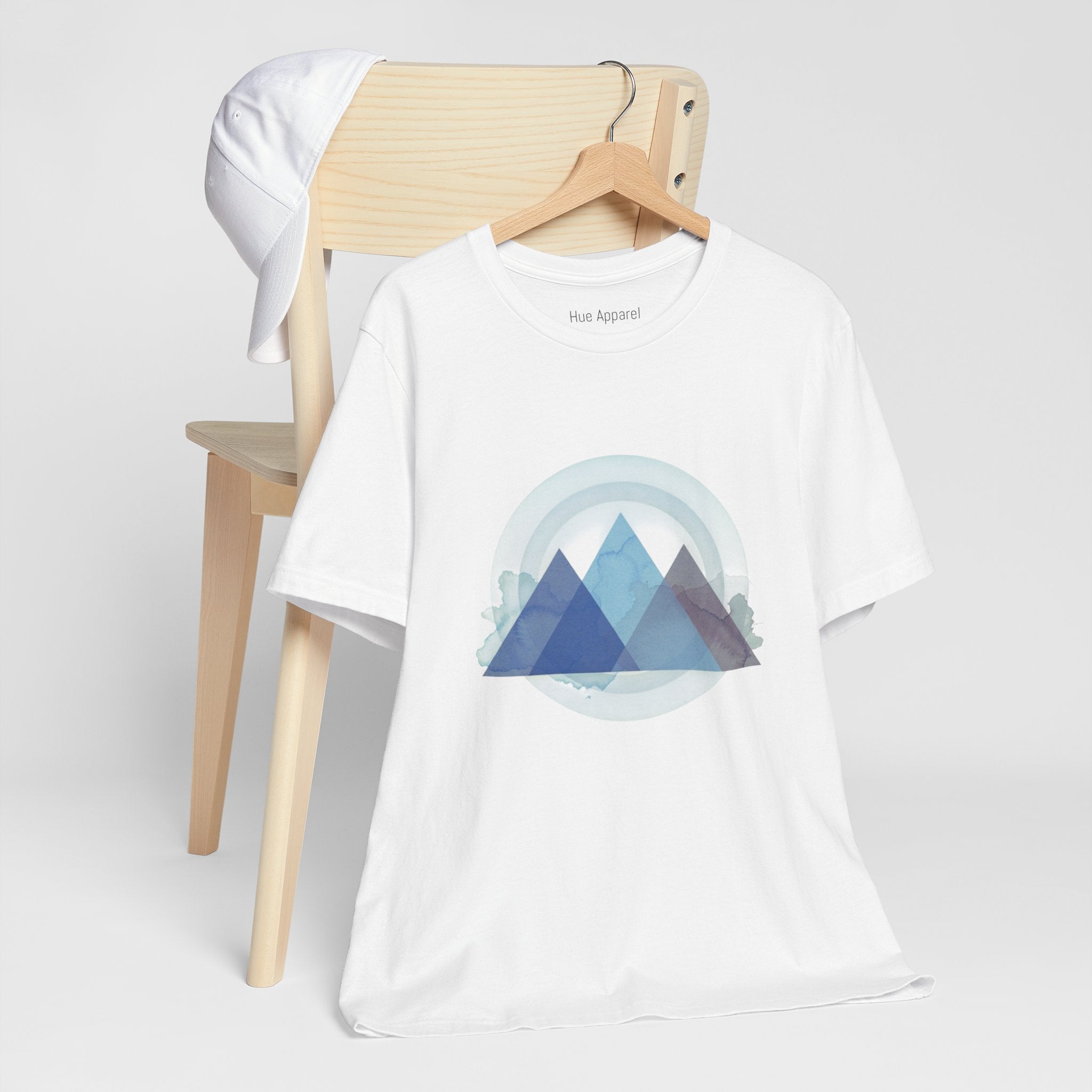 Geometric Pyramid Abstract Tee