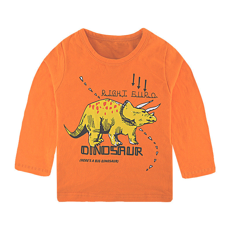 Cartoon Cotton Children's Long Sleeve Shirt