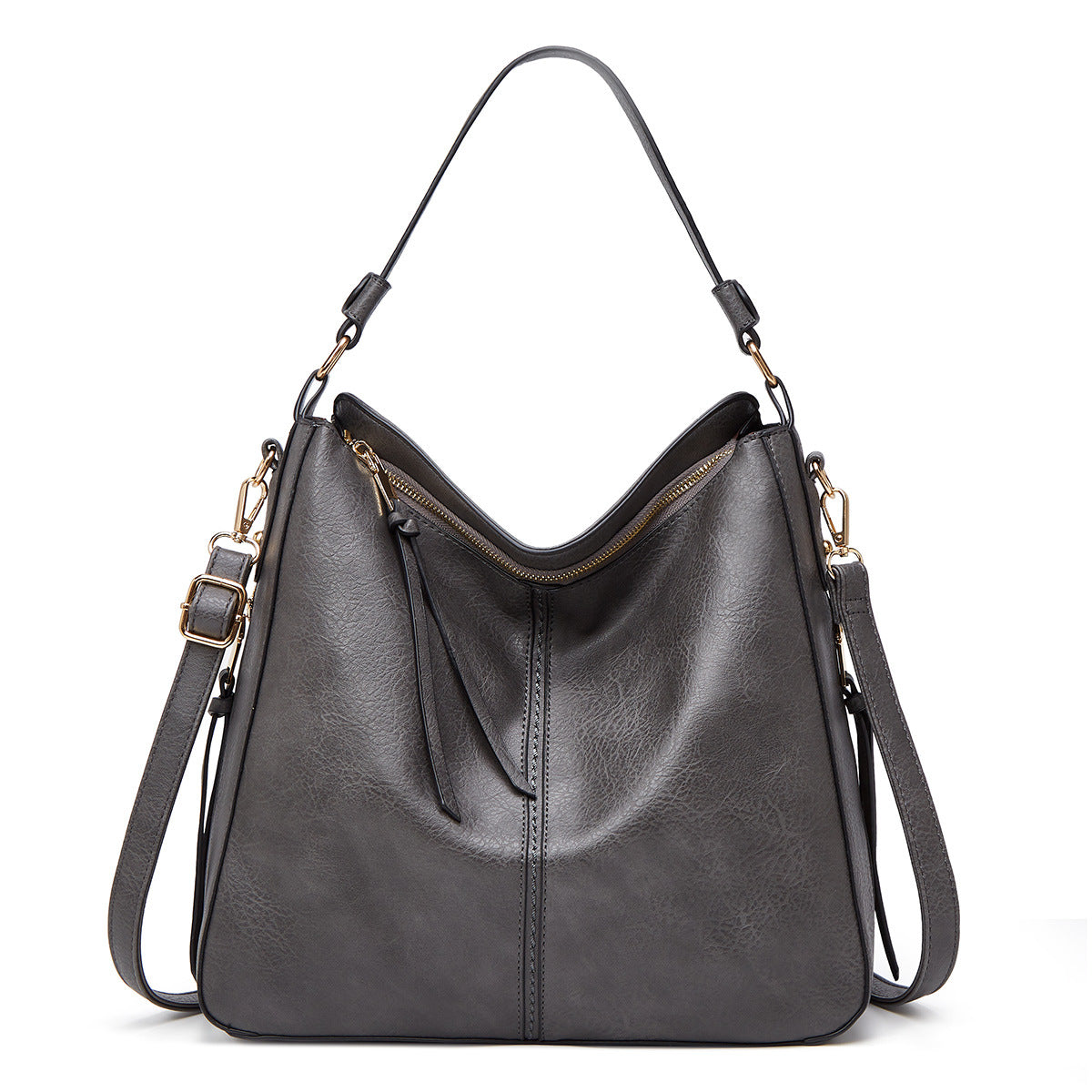 Hobos Zipper Bucket Bags For Women
