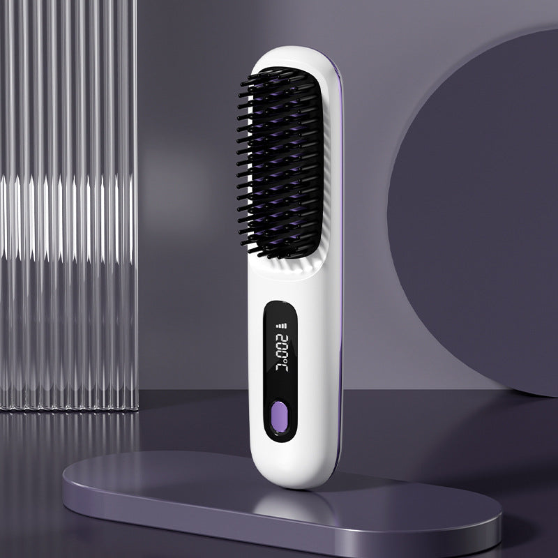 Wireless Ionic Hair Straightener Comb